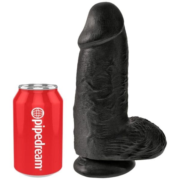 KING COCK - CHUBBY REALISTIC PENIS 23 CM BLACK 5